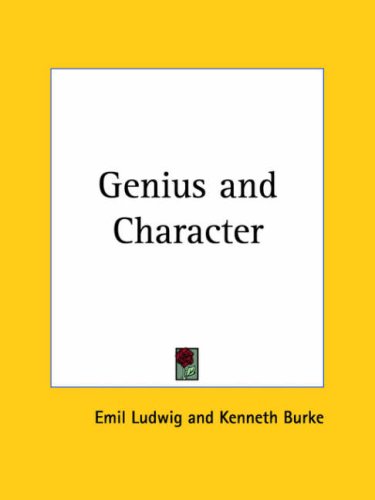 Genius and Character